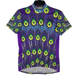Primal Wear Cycling Jersey Womens Size M Peacock Purple